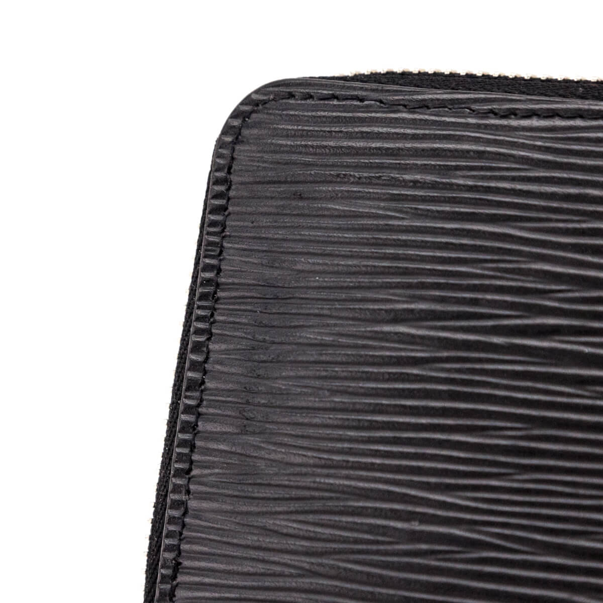 Louis Vuitton Black Epi Clemence Wallet