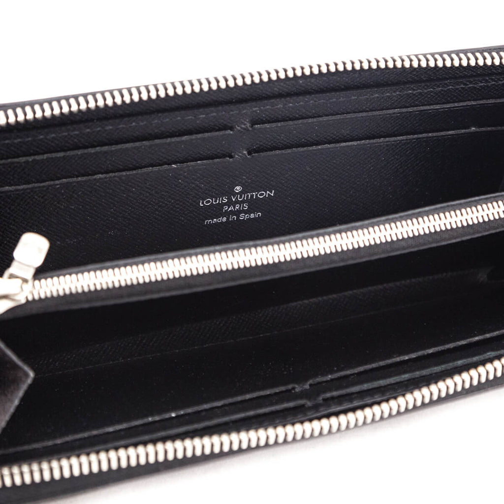 Louis Vuitton Black Epi Clemence Wallet