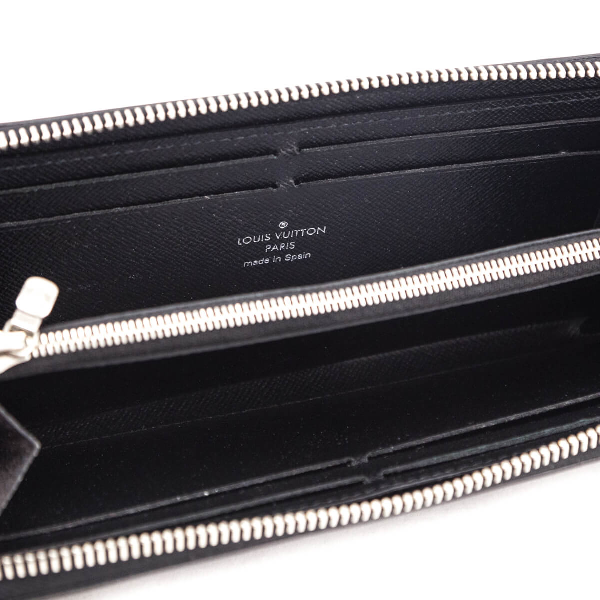 Louis Vuitton Black Epi Clemence Wallet