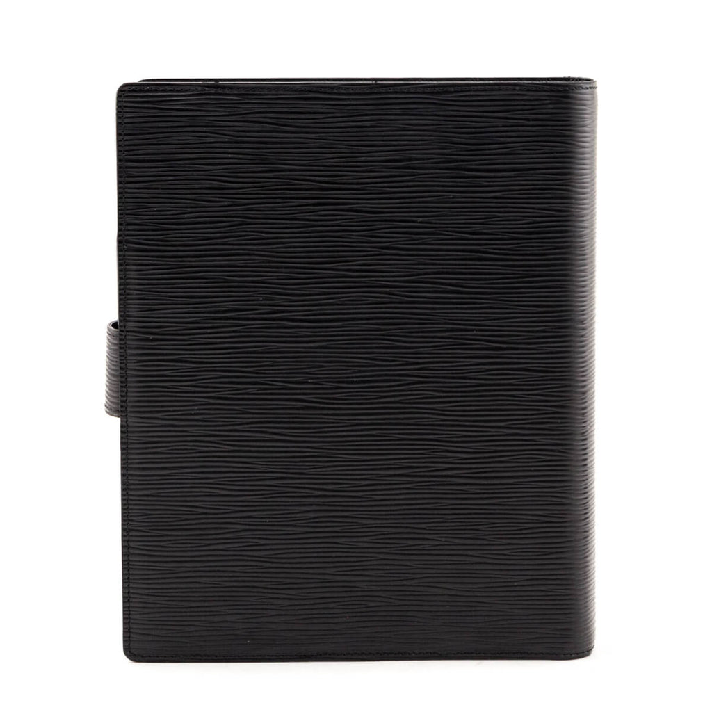 Louis Vuitton Black Epi Large Agenda Cover