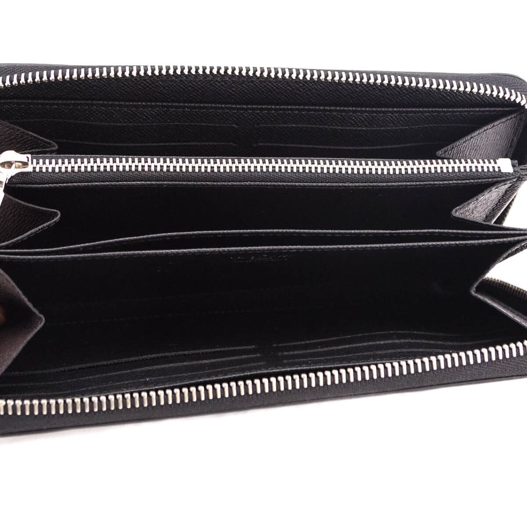 Louis Vuitton Black Epi Zippy Wallet