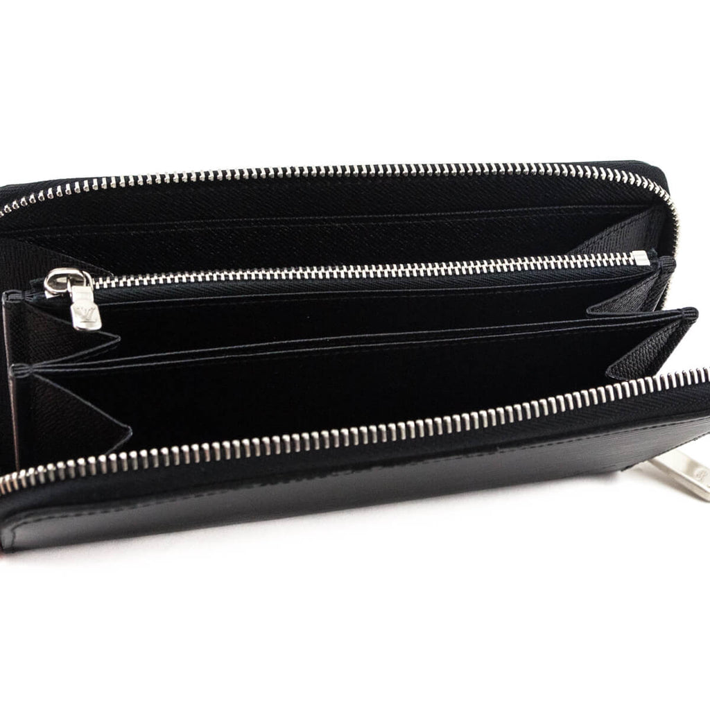 Louis Vuitton Black Epi Zippy Wallet