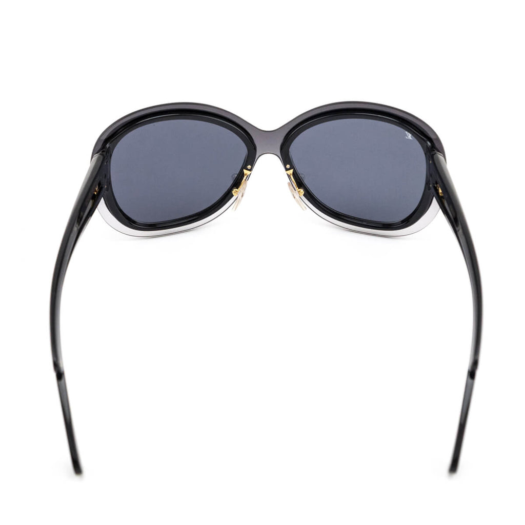 Louis Vuitton Black Flore Oversized Sunglasses