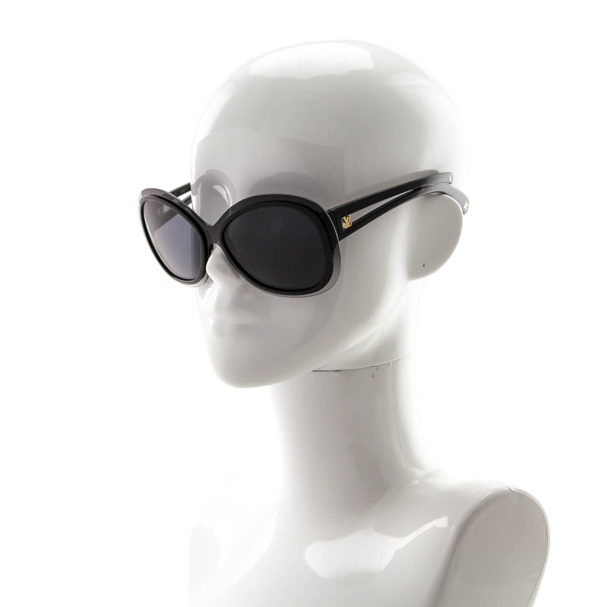 Louis Vuitton Black Flore Oversized Sunglasses