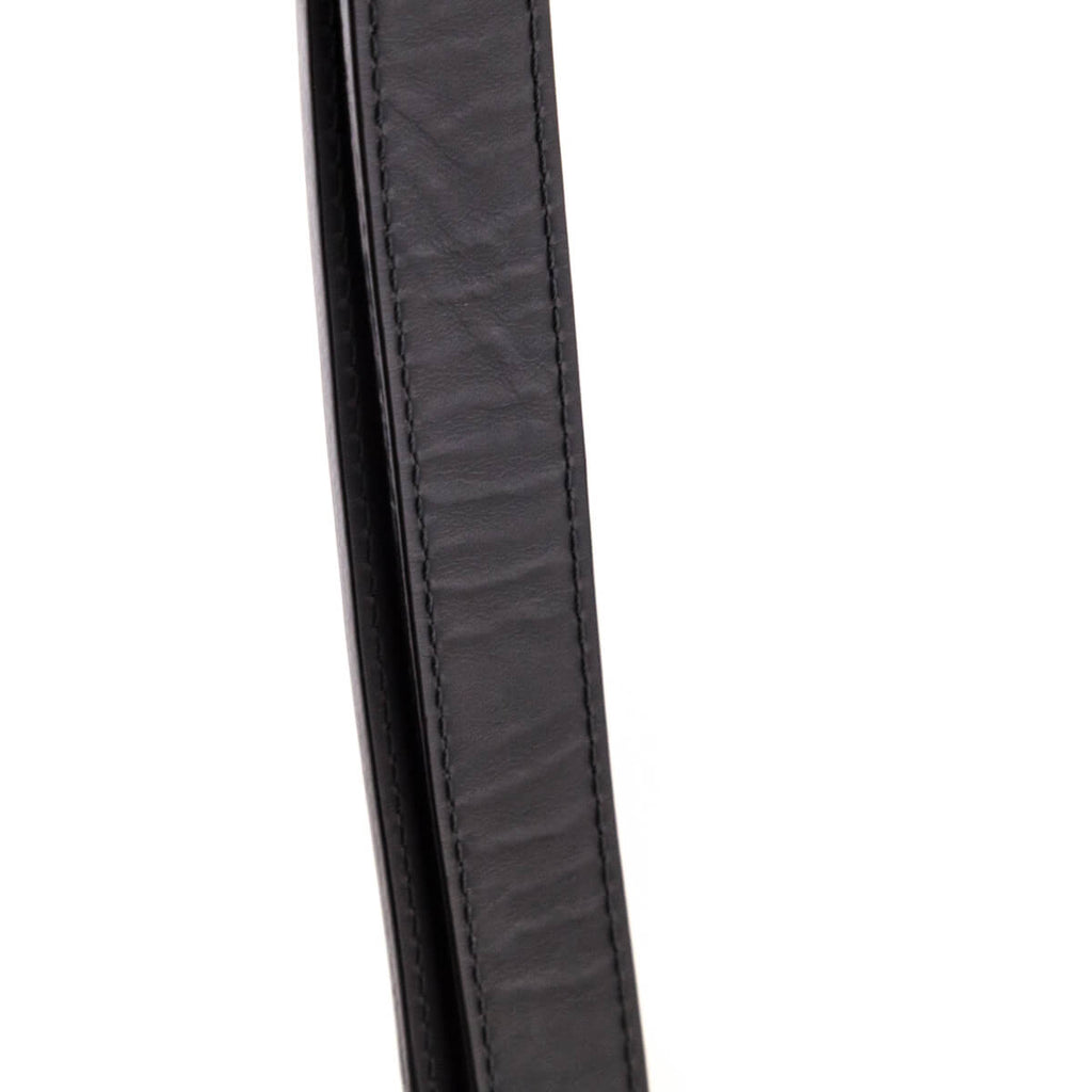 Louis Vuitton Black Leather Keepall Bandouliere Strap
