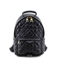 Louis Vuitton Black Lambskin Malletage Flower Palm Springs PM