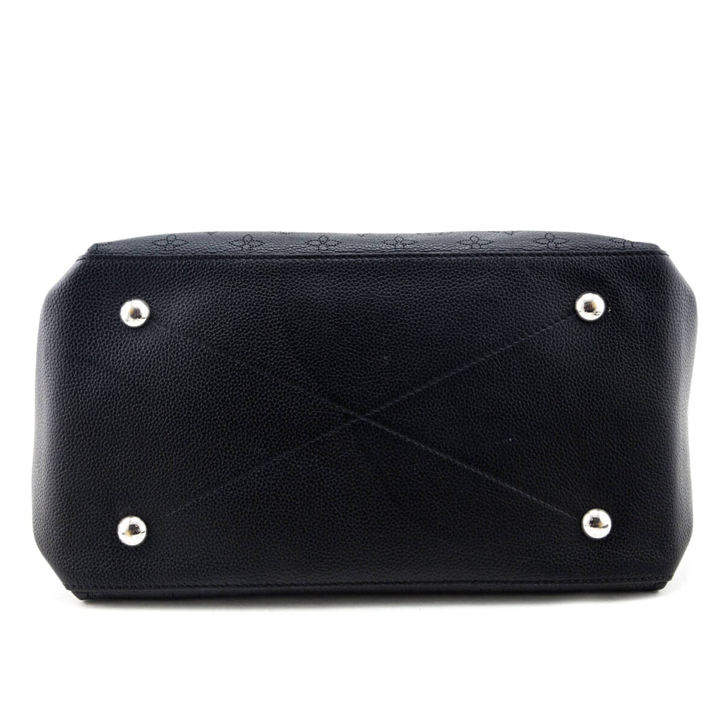 Louis Vuitton Black Mahina Beaubourg Hobo MM