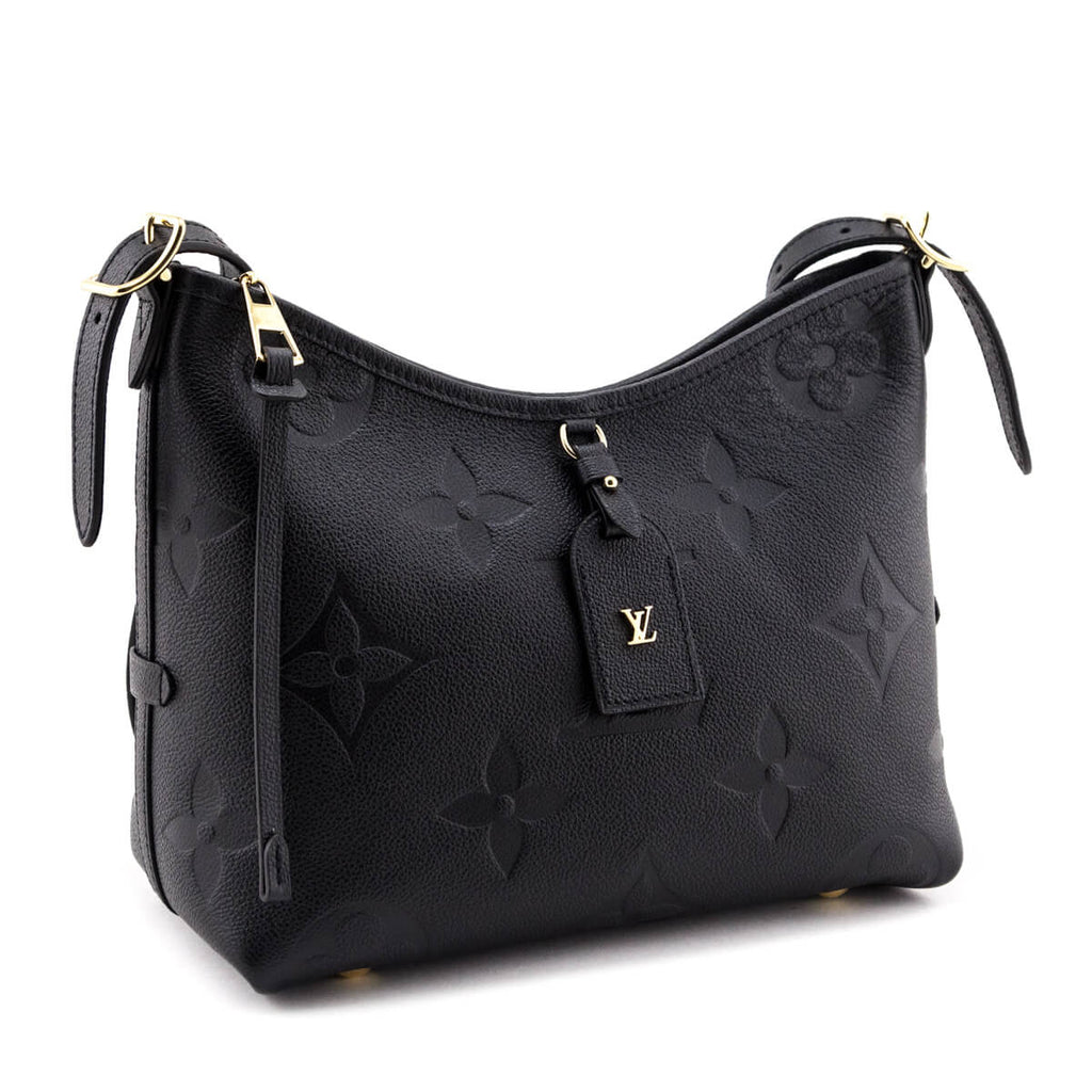 Louis Vuitton Black Monogram Empreinte CarryAll PM