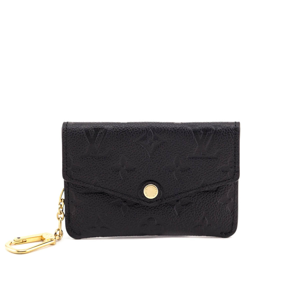 Louis Vuitton Black Monogram Empreinte Flap Key Pouch