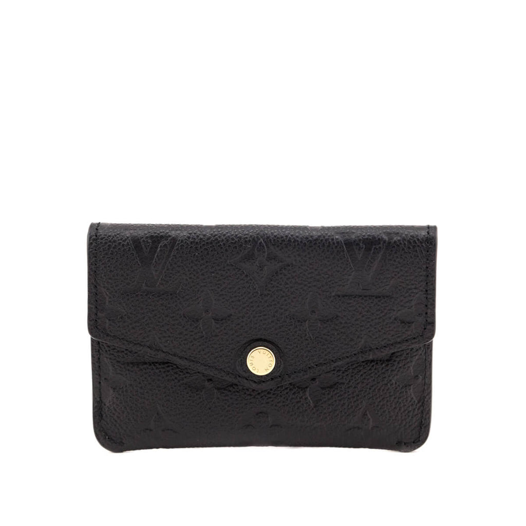 Louis Vuitton Black Monogram Empreinte Flap Key Pouch