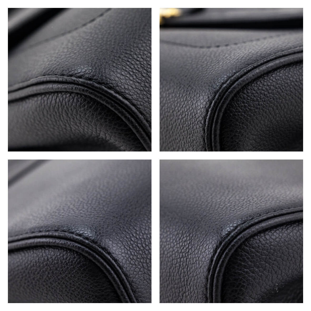 Louis Vuitton Black Monogram Empreinte Saint Germain MM