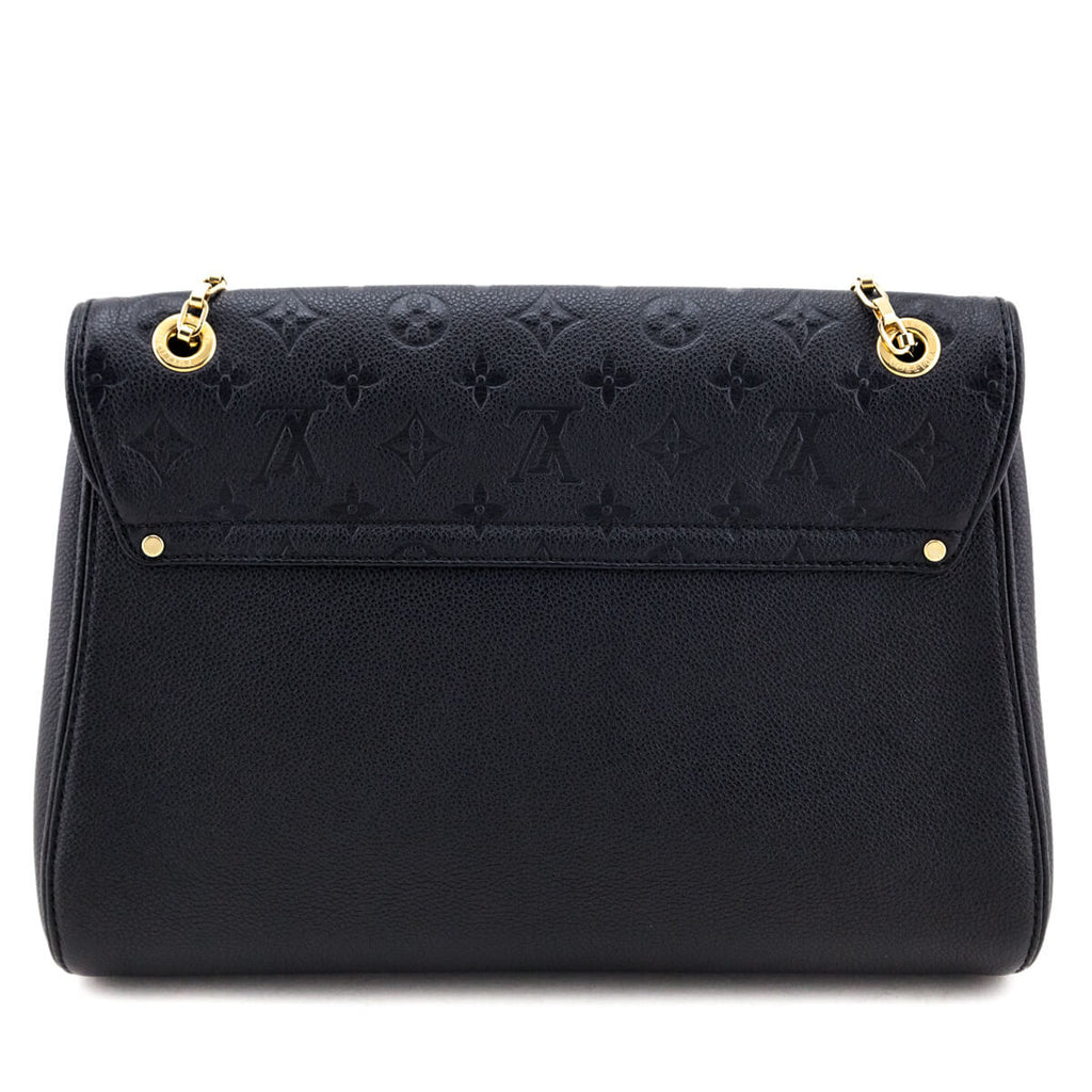 Louis Vuitton Black Monogram Empreinte Saint Germain MM
