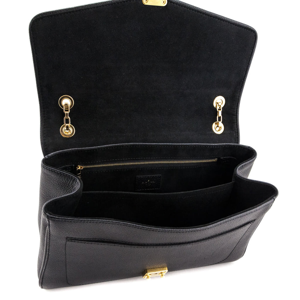 Louis Vuitton Black Monogram Empreinte Saint Germain MM
