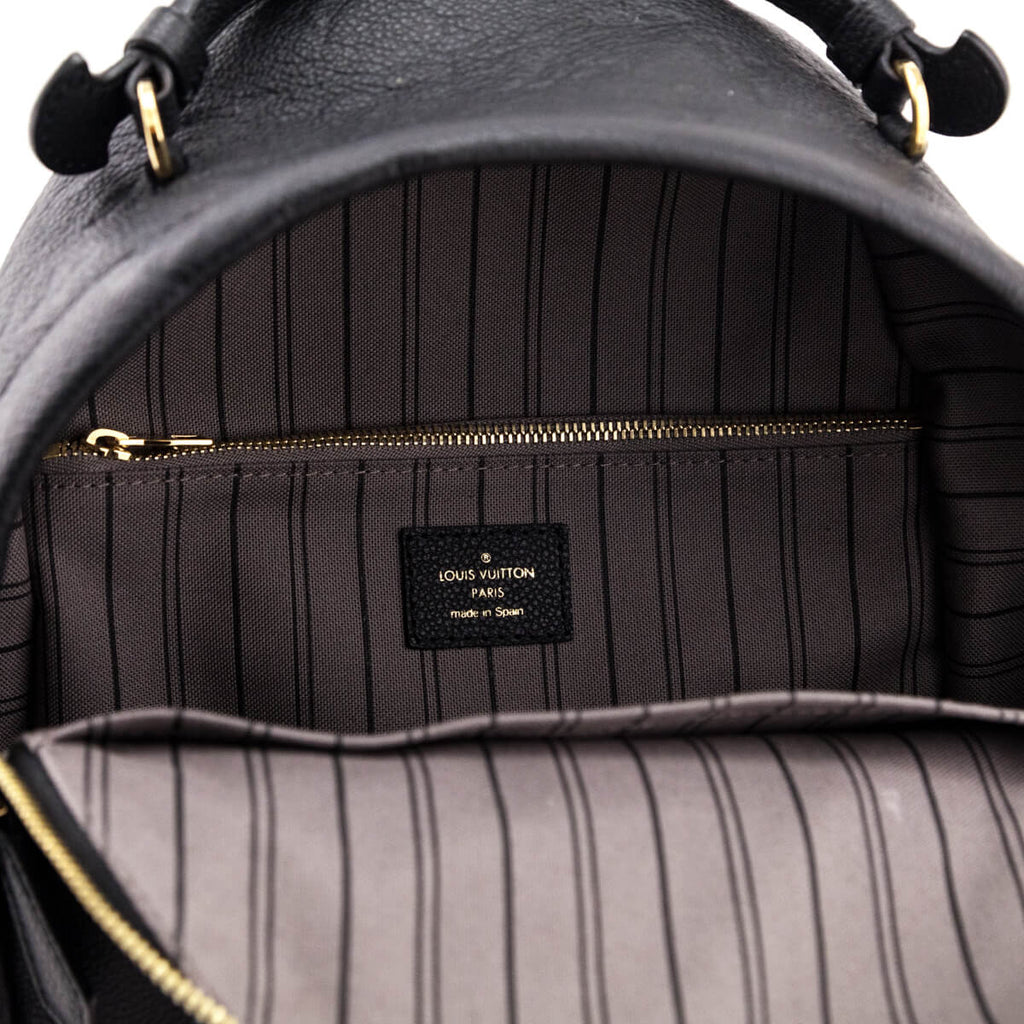 Louis Vuitton Black Monogram Empreinte Sorbonne Backpack
