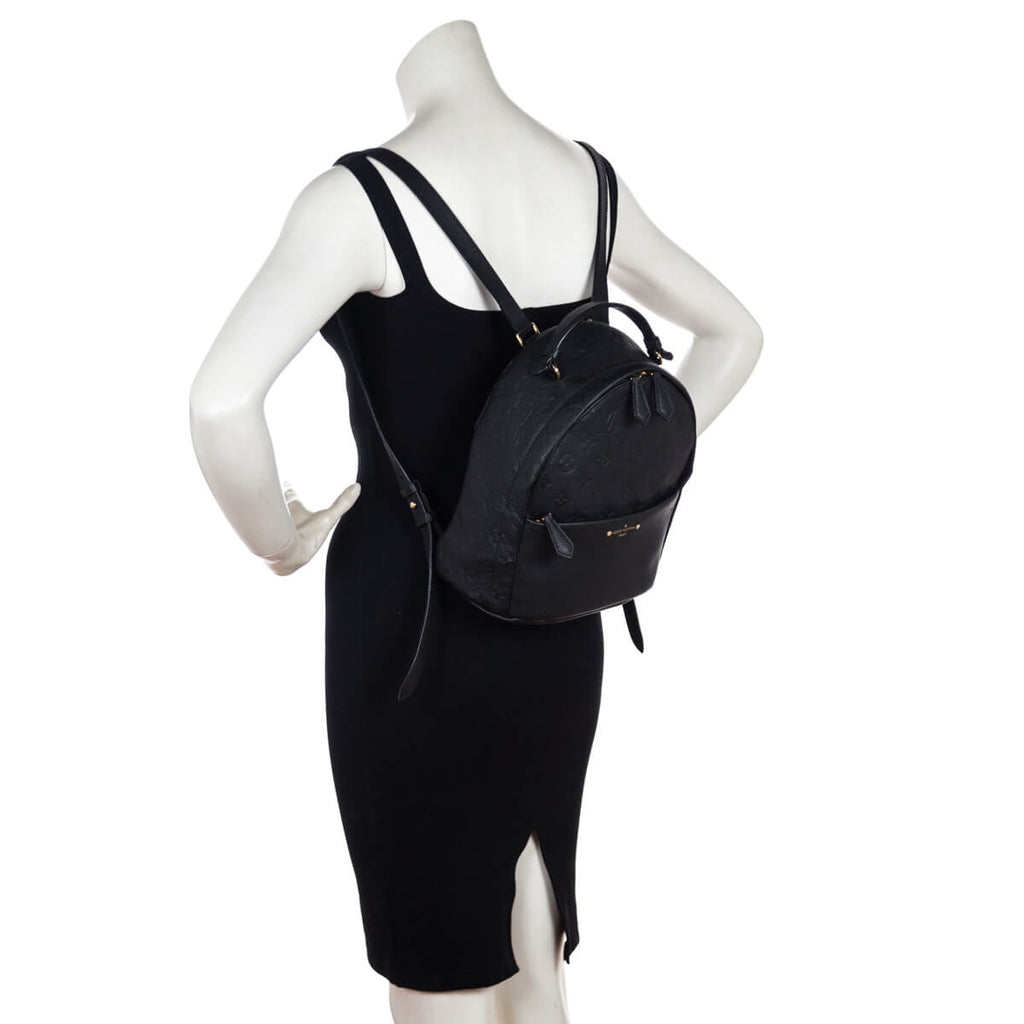 Louis Vuitton Black Monogram Empreinte Sorbonne Backpack