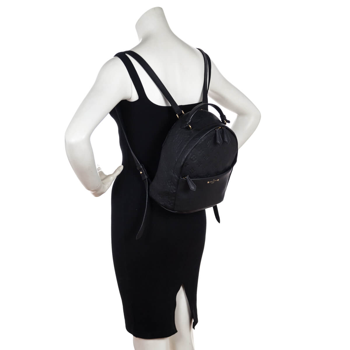 Louis Vuitton Black Monogram Empreinte Sorbonne Backpack