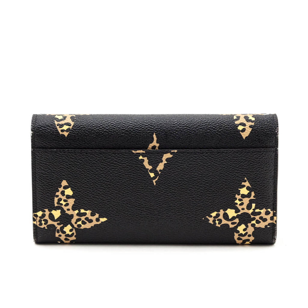 Louis Vuitton Black Monogram Giant Jungle Sarah Wallet NM