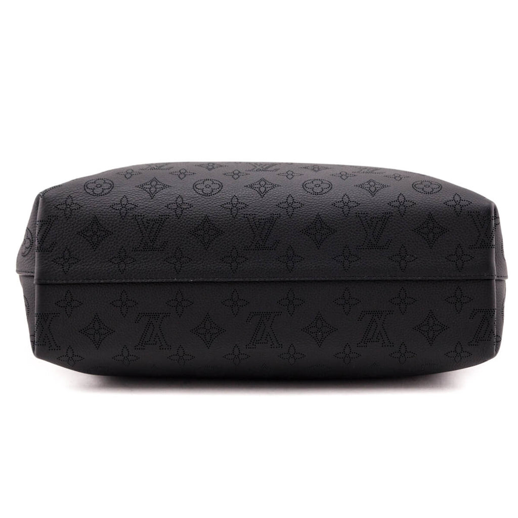 Louis Vuitton Black Monogram Mahina Why Knot MM