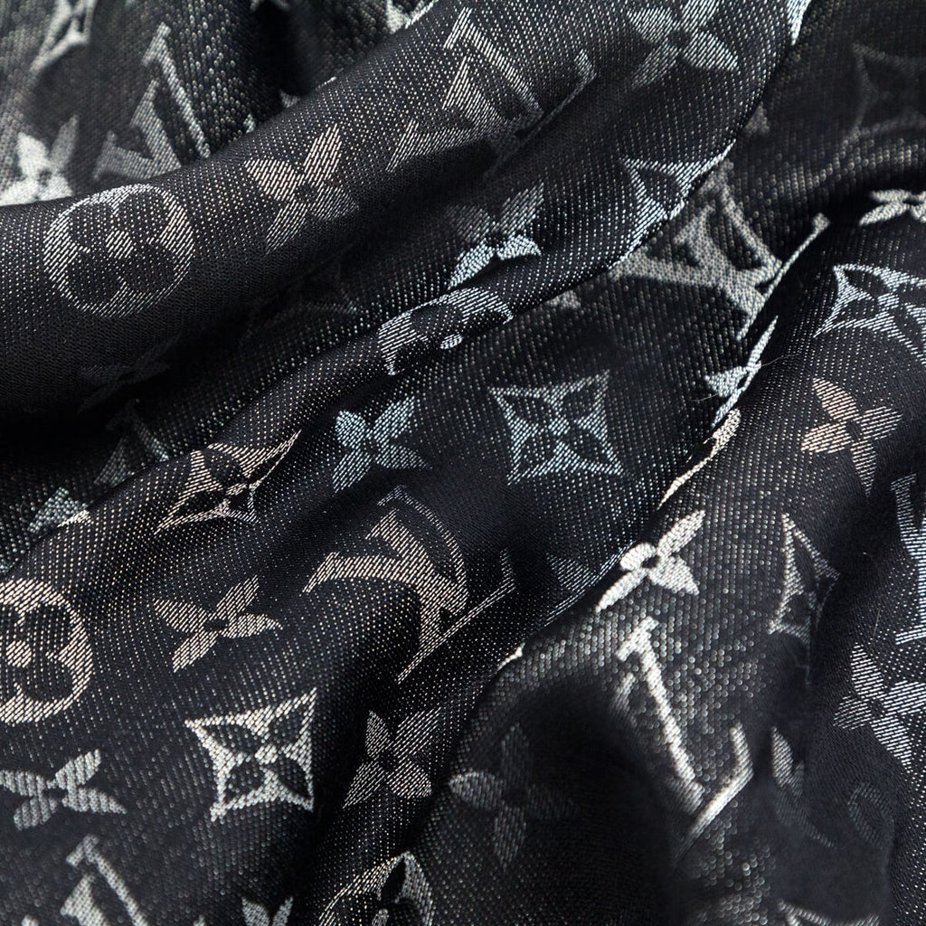 Louis Vuitton Black Monogram Shine Shawl