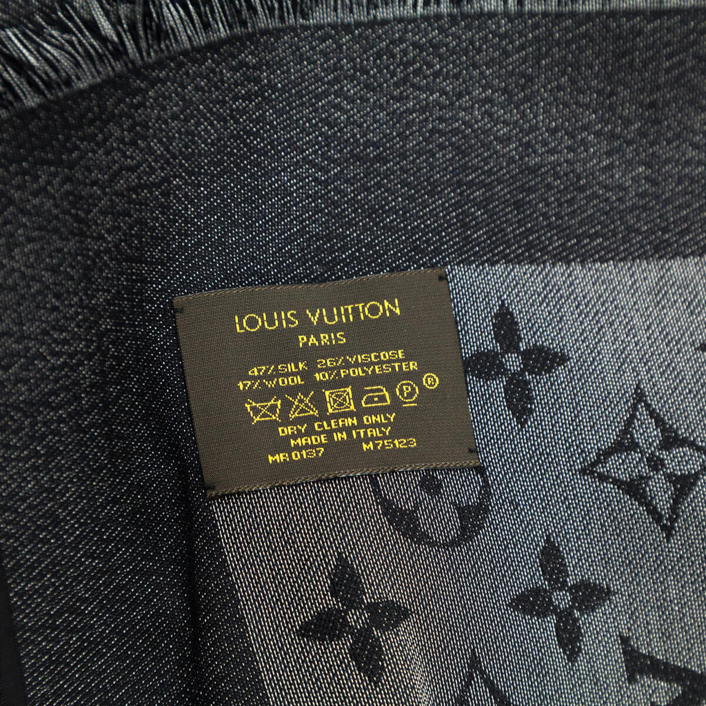 Louis Vuitton Black Monogram Shine Shawl