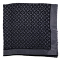 Louis Vuitton Black Silk, Lurex & Wool Monogram Shine Shawl