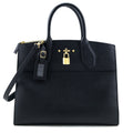Louis Vuitton Black Taurillon City Steamer GM