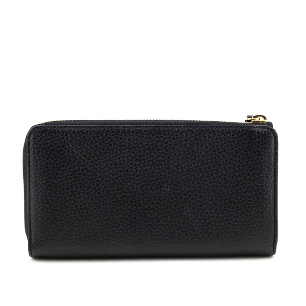Louis Vuitton Black Taurillon Comete NM Wallet
