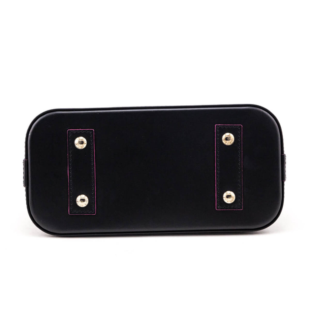 Louis Vuitton Black & Hot Pink Epi Alma BB