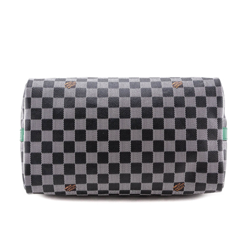 Louis Vuitton Black & White Damier Speedy Bandouliere 30