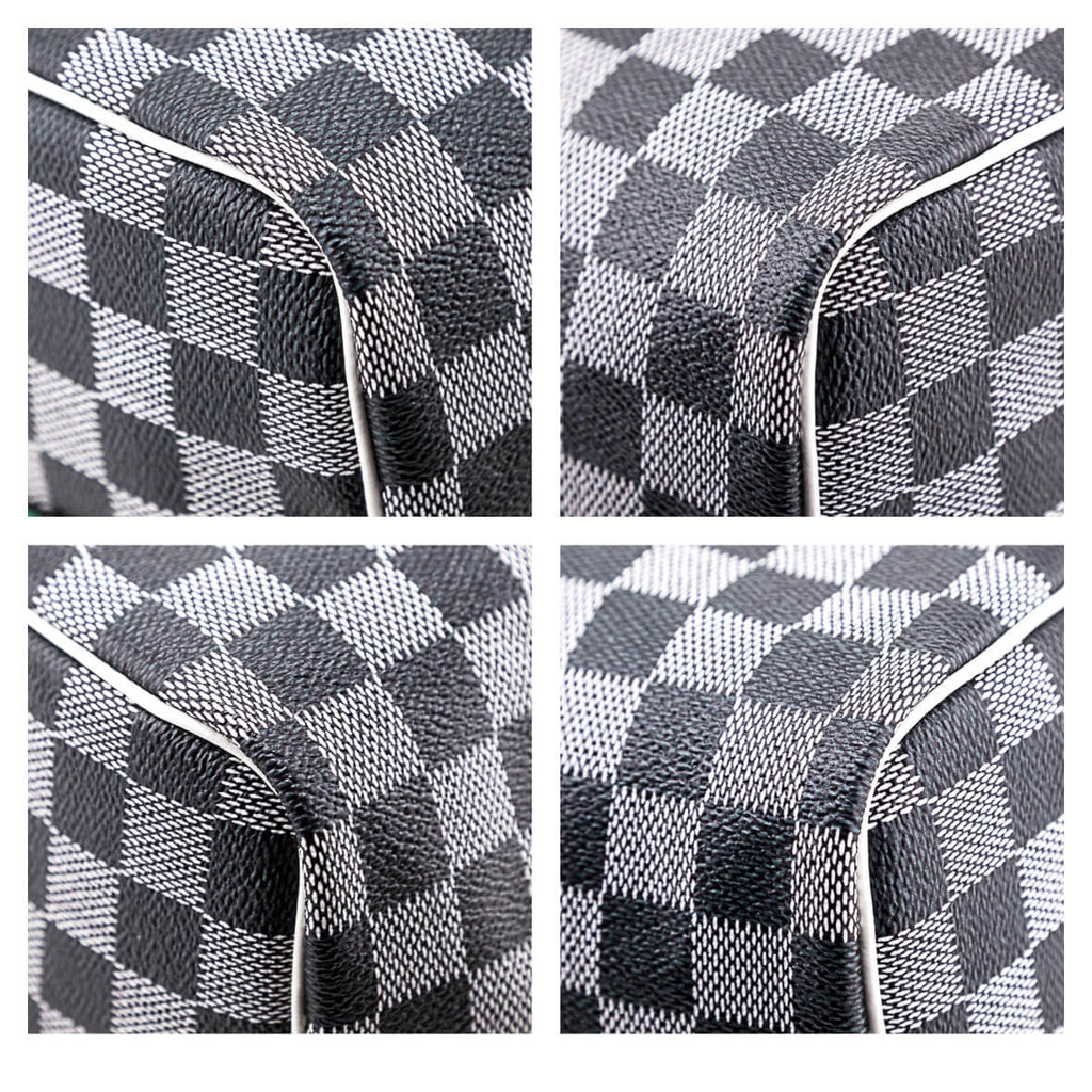 Louis Vuitton Black & White Damier Speedy Bandouliere 30