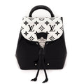 Louis Vuitton Black & White Monogram Patent Hot Springs Backpack