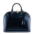 Louis Vuitton Bleu Nuit Monogram Vernis Alma PM
