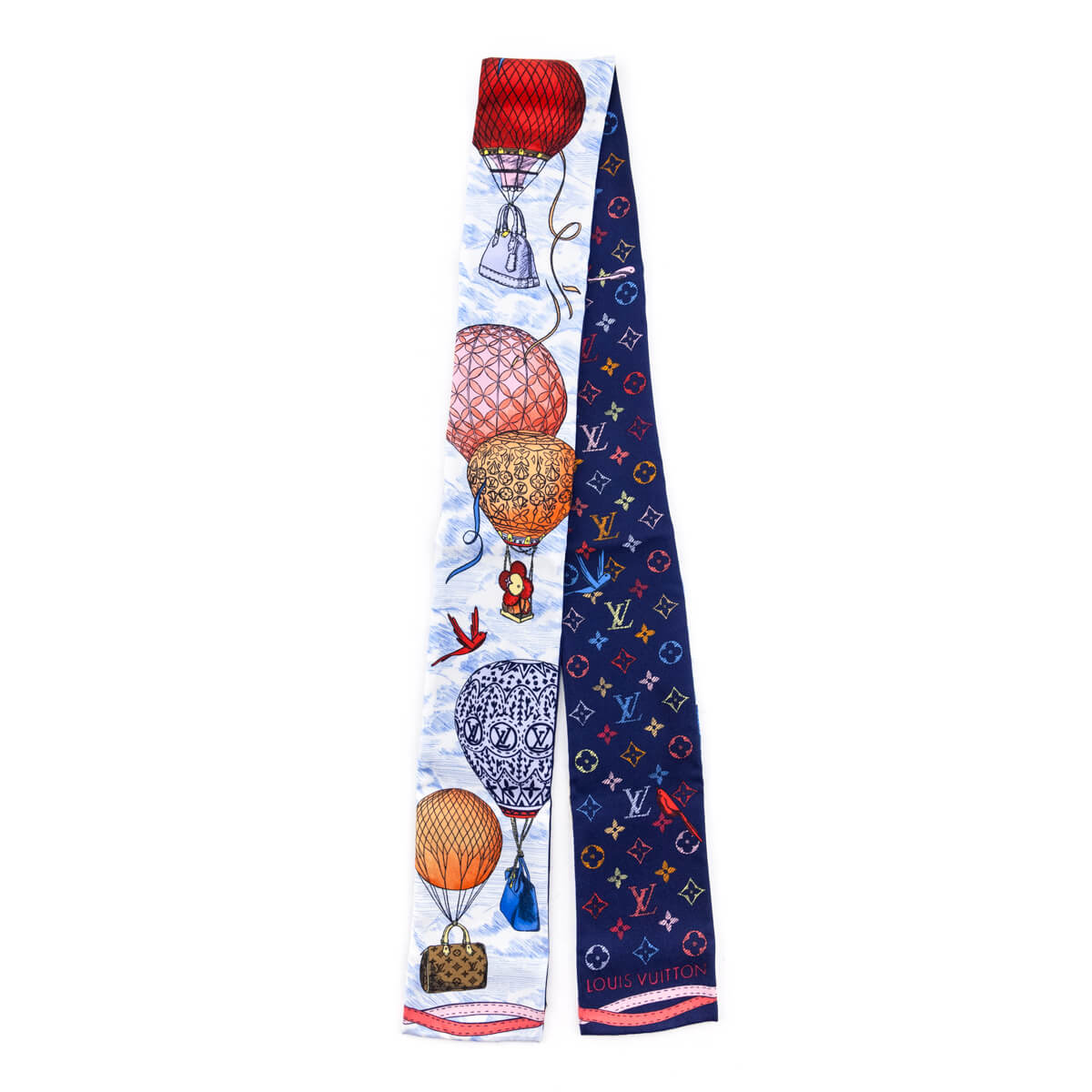 Louis Vuitton Blue & Multicolor Up & Away Bandeau