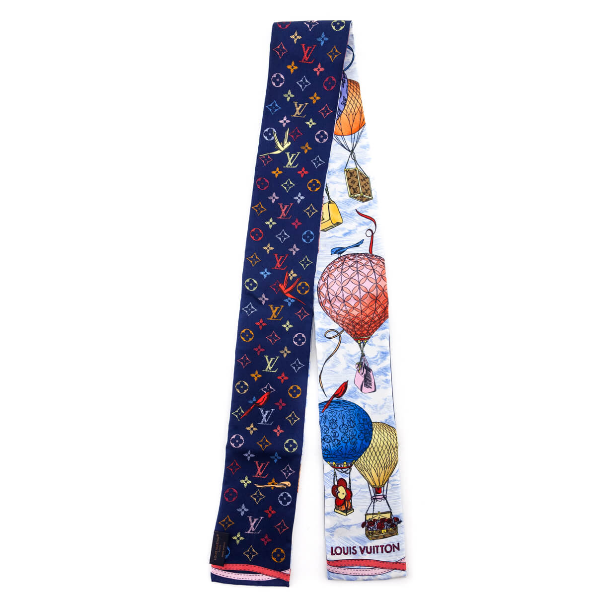 Louis Vuitton Blue & Multicolor Up & Away Bandeau