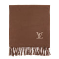 Louis Vuitton Brown Cashmere Jhelam Scarf