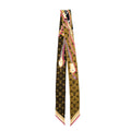 Louis Vuitton Brown & Black Silk BB Bandeau Scarf
