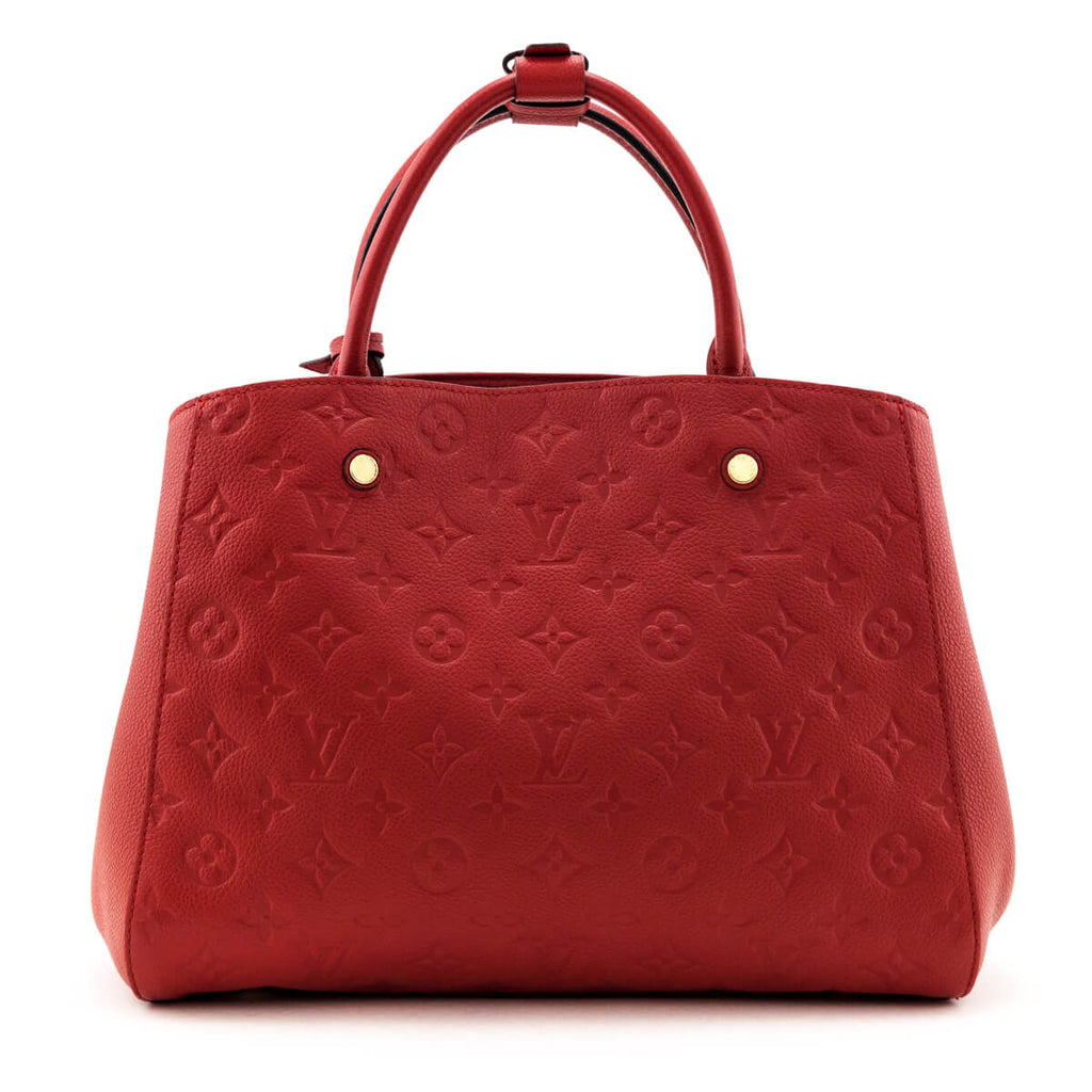 Louis Vuitton Cherry Monogram Empreinte Montaigne MM