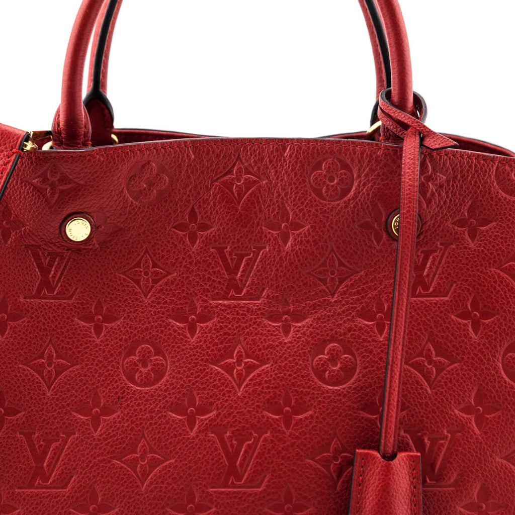 Louis Vuitton Cherry Monogram Empreinte Montaigne MM