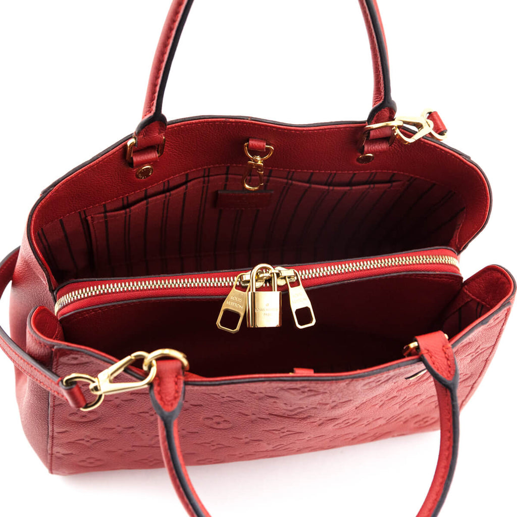 Louis Vuitton Cherry Monogram Empreinte Montaigne MM