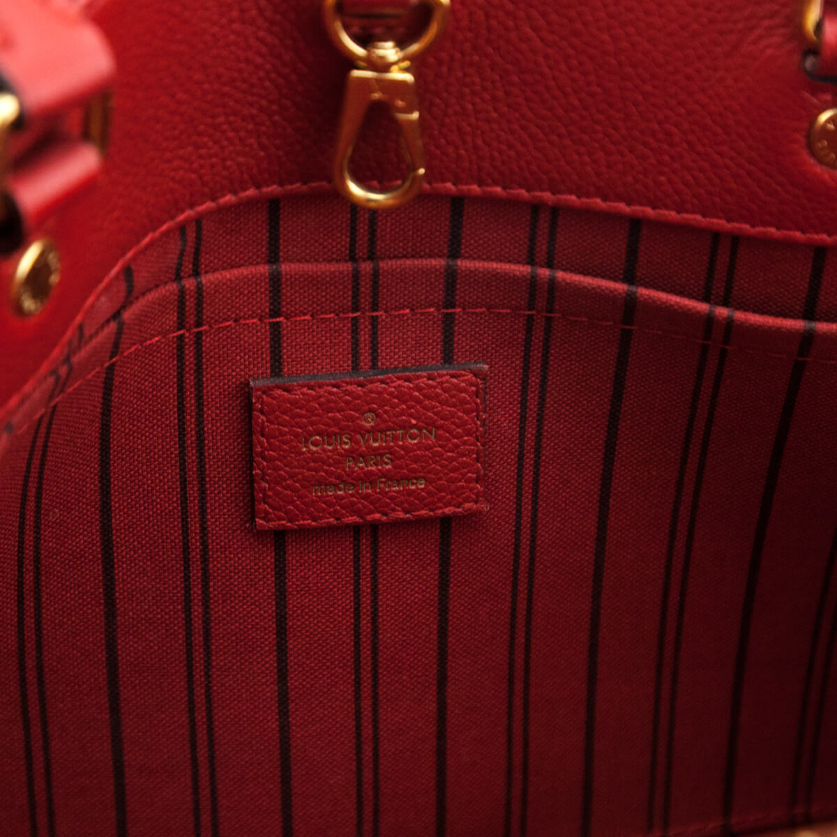 Louis Vuitton Cherry Monogram Empreinte Montaigne MM