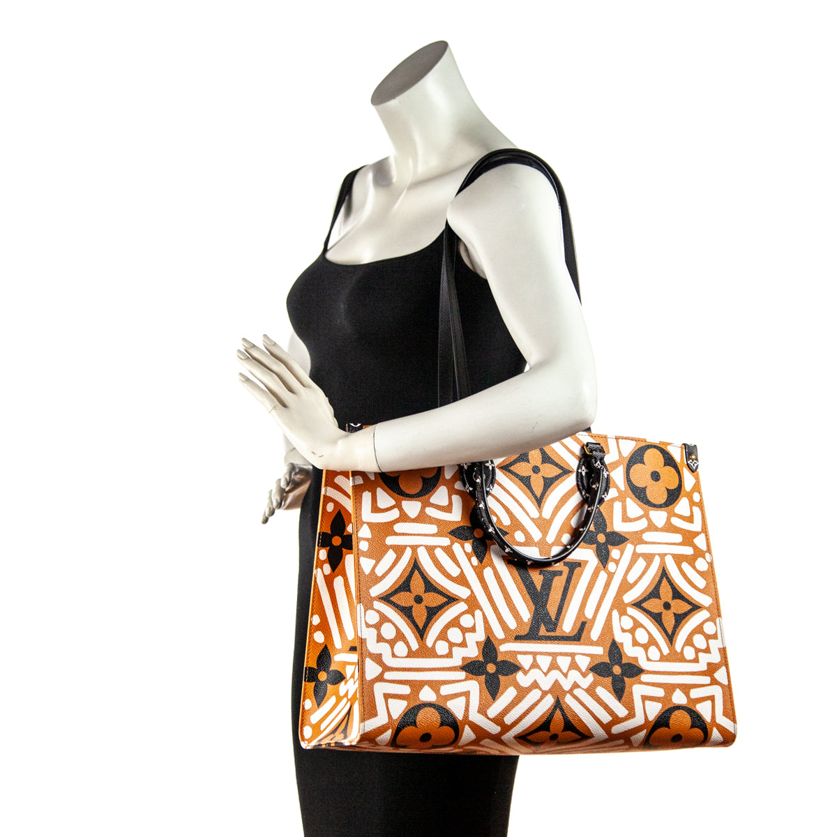 Louis Vuitton Creme & Caramel Monogram Giant Crafty Onthego GM