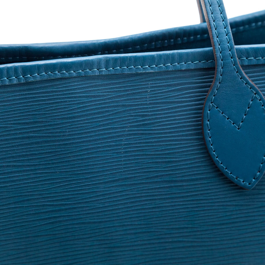 Louis Vuitton Cyan Epi Neverfull MM