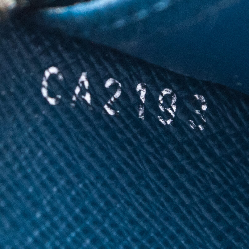 Louis Vuitton Cyan Epi Zippy Wallet