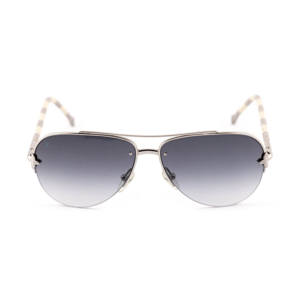 Louis Vuitton Damier Azur Petite Viola Pilote Sunglasses