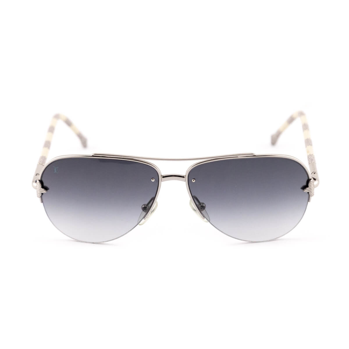 Louis Vuitton Damier Azur Petite Viola Pilote Sunglasses