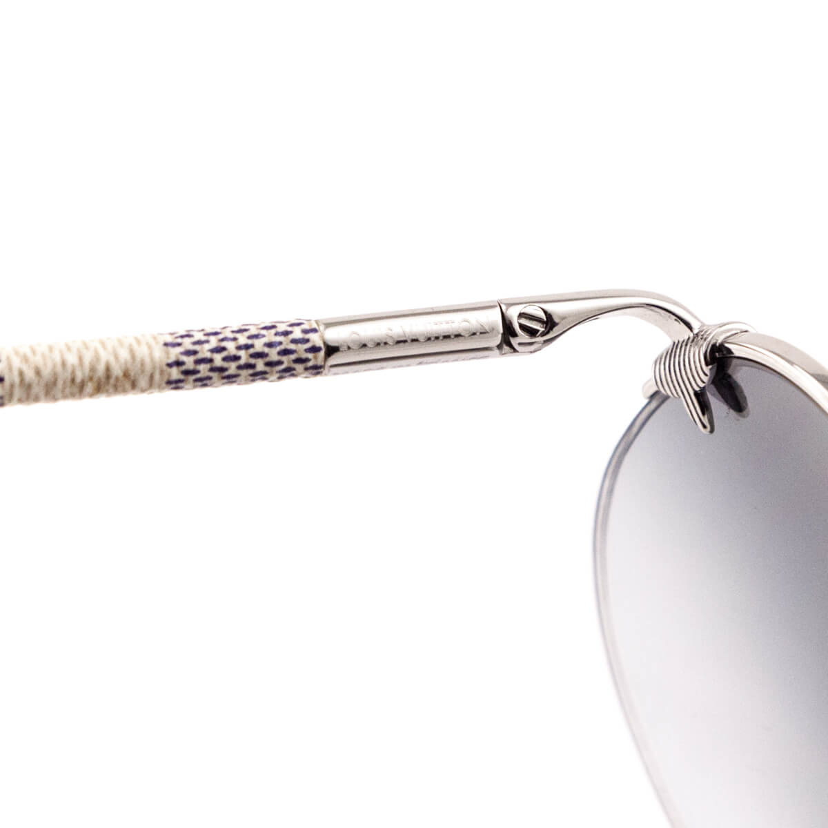 Louis Vuitton Damier Azur Petite Viola Pilote Sunglasses