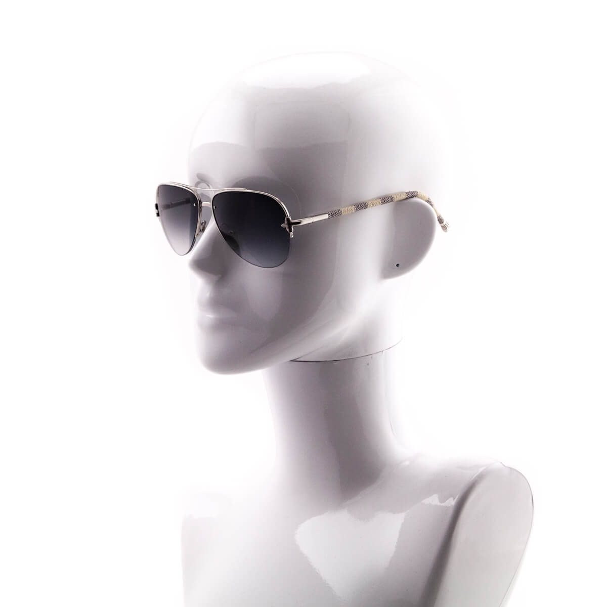 Louis Vuitton Damier Azur Petite Viola Pilote Sunglasses