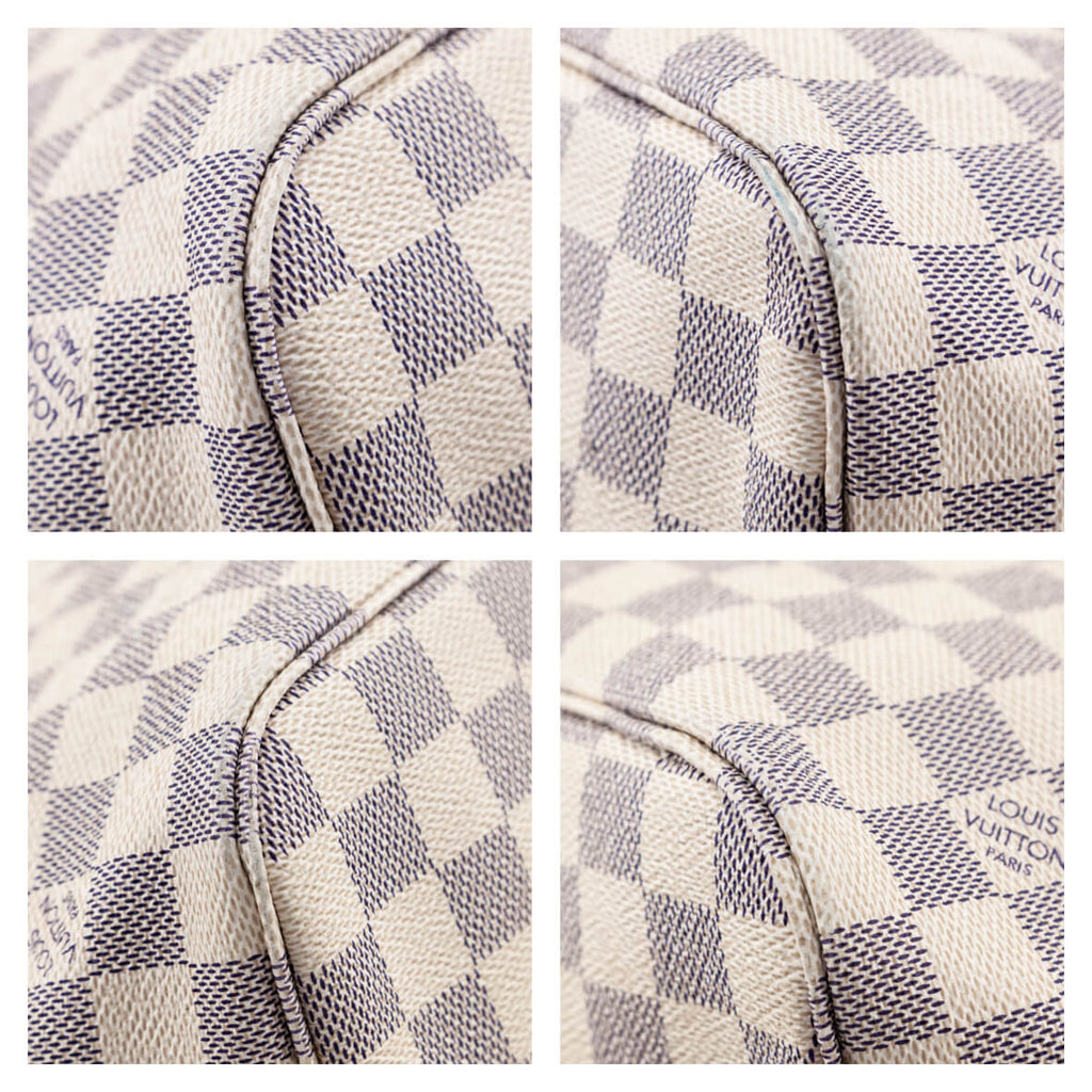 Louis Vuitton Damier Azure Neverfull MM with Pouch