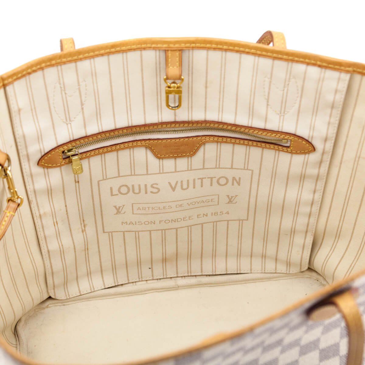 Louis Vuitton Damier Azure Neverfull MM with Pouch