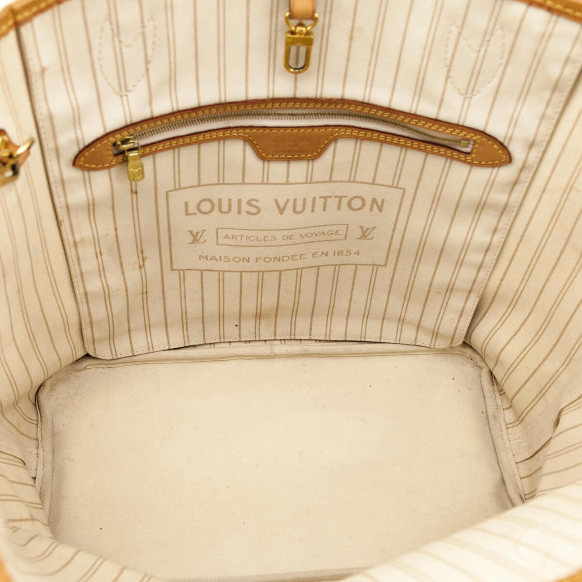 Louis Vuitton Damier Azure Neverfull MM with Pouch